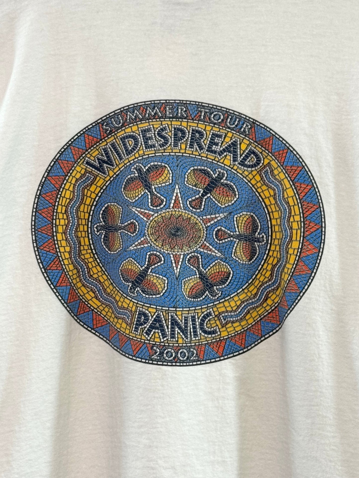 2002 Widespread Panic Summer Tour Tee