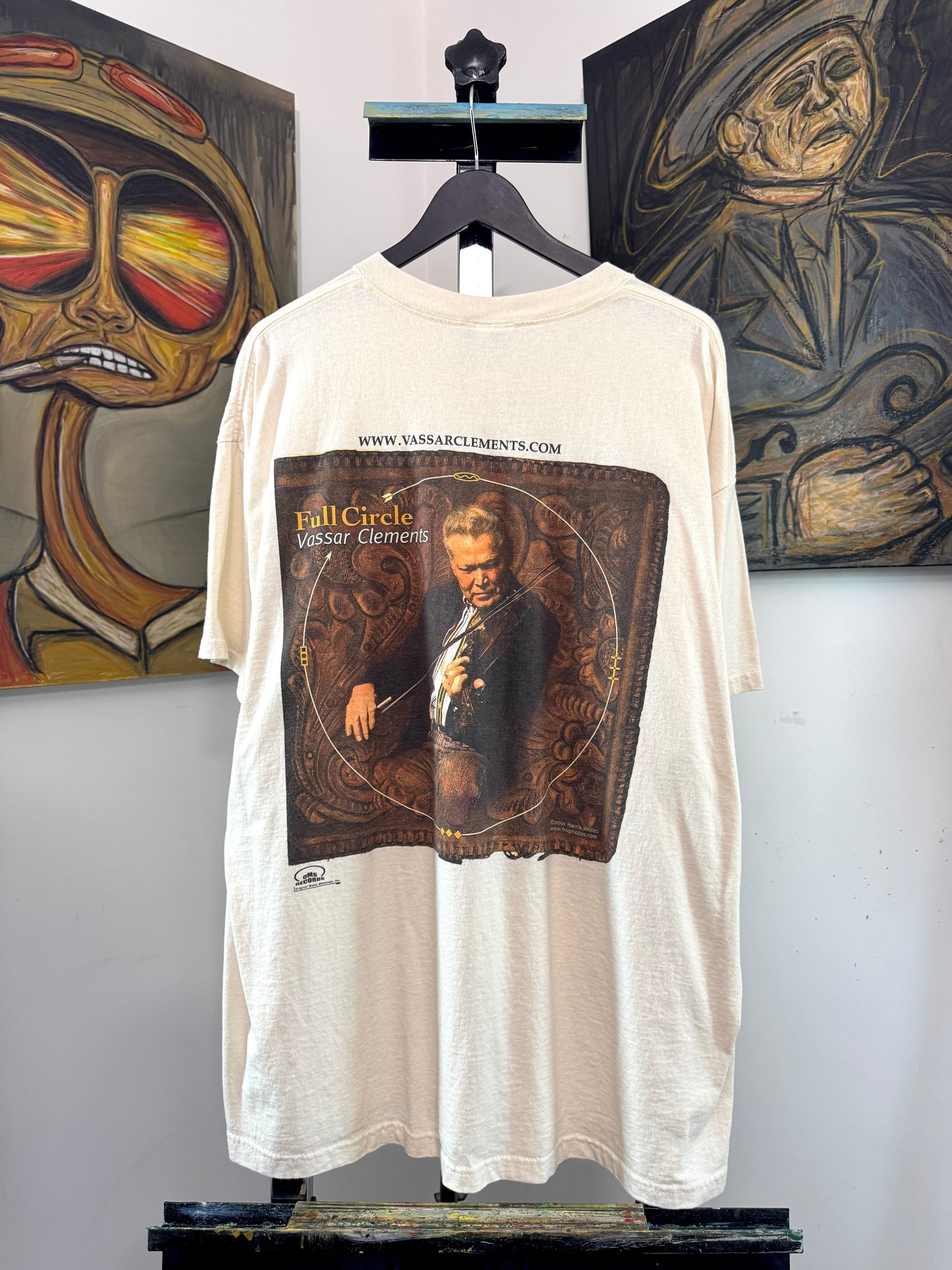 Vassar Clements Full Circle album Promo tee