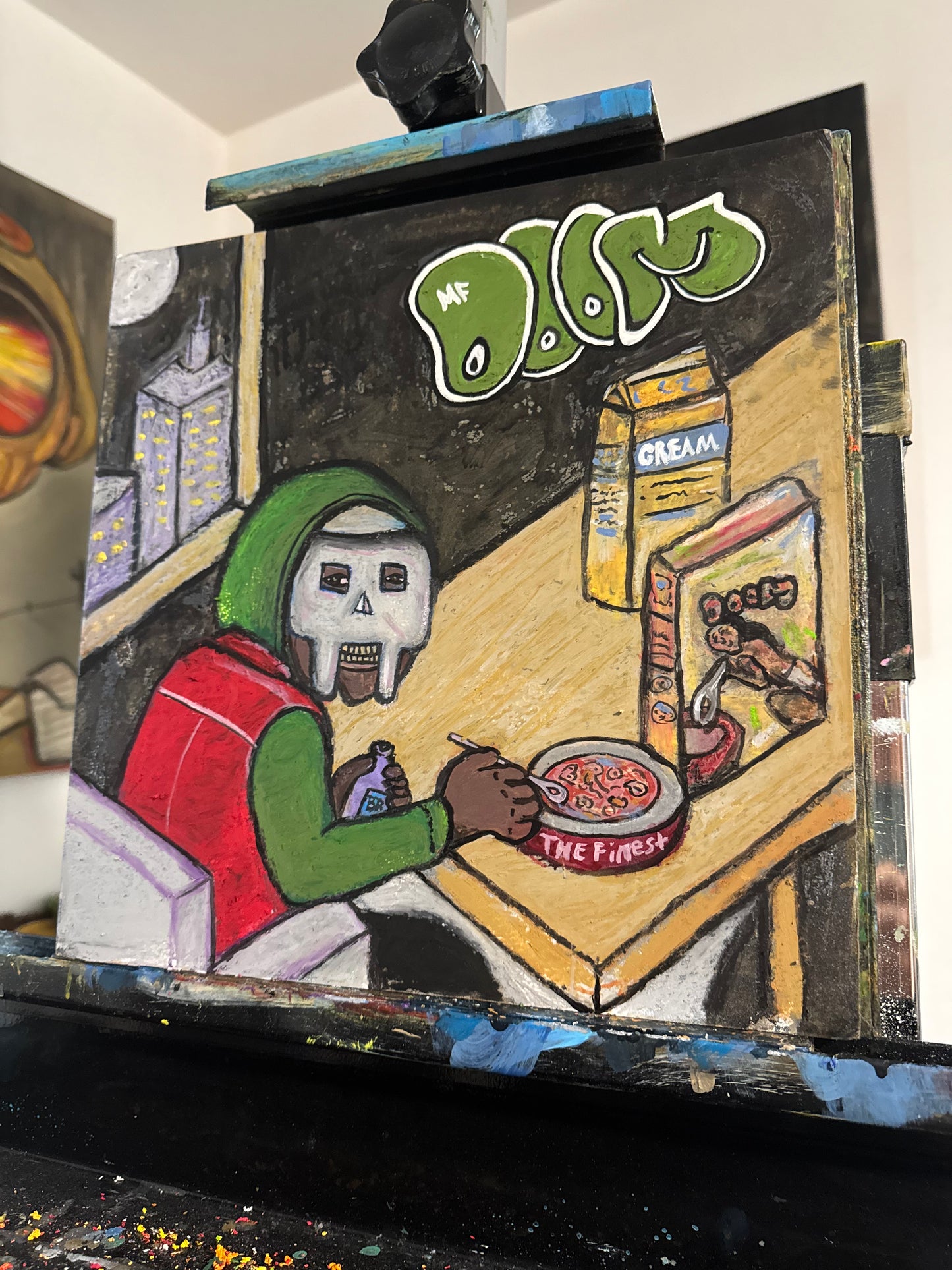 MF Doom original painting