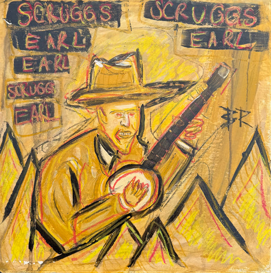 Earl Scruggs Original Painting