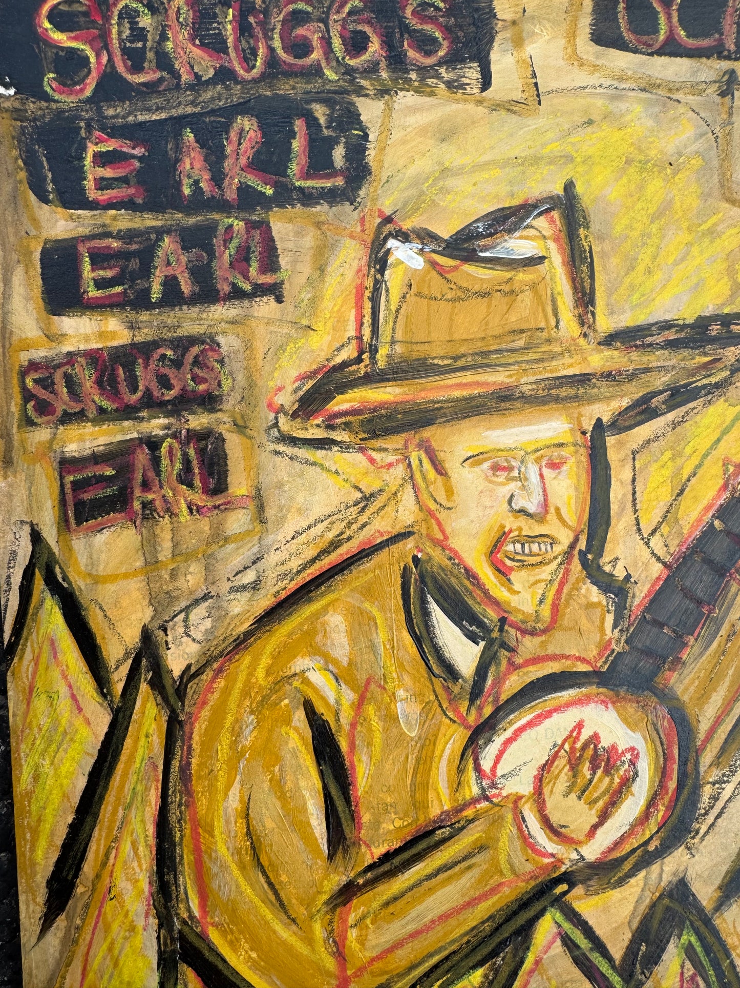 Earl Scruggs Original Painting