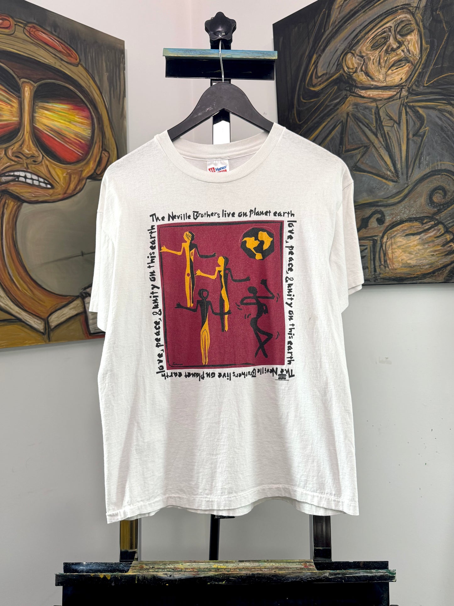 1994 Neville Brothers Live on Planet Earth Tee