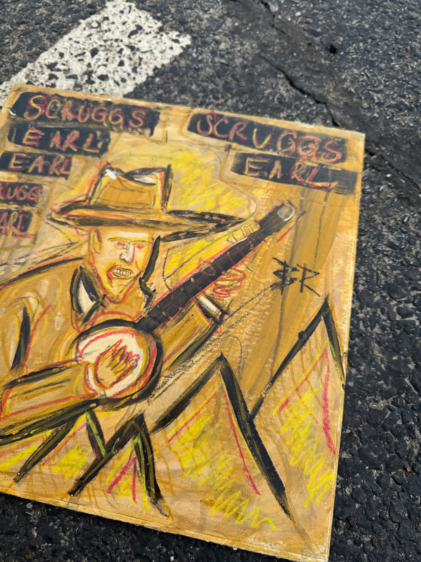 Earl Scruggs Original Painting