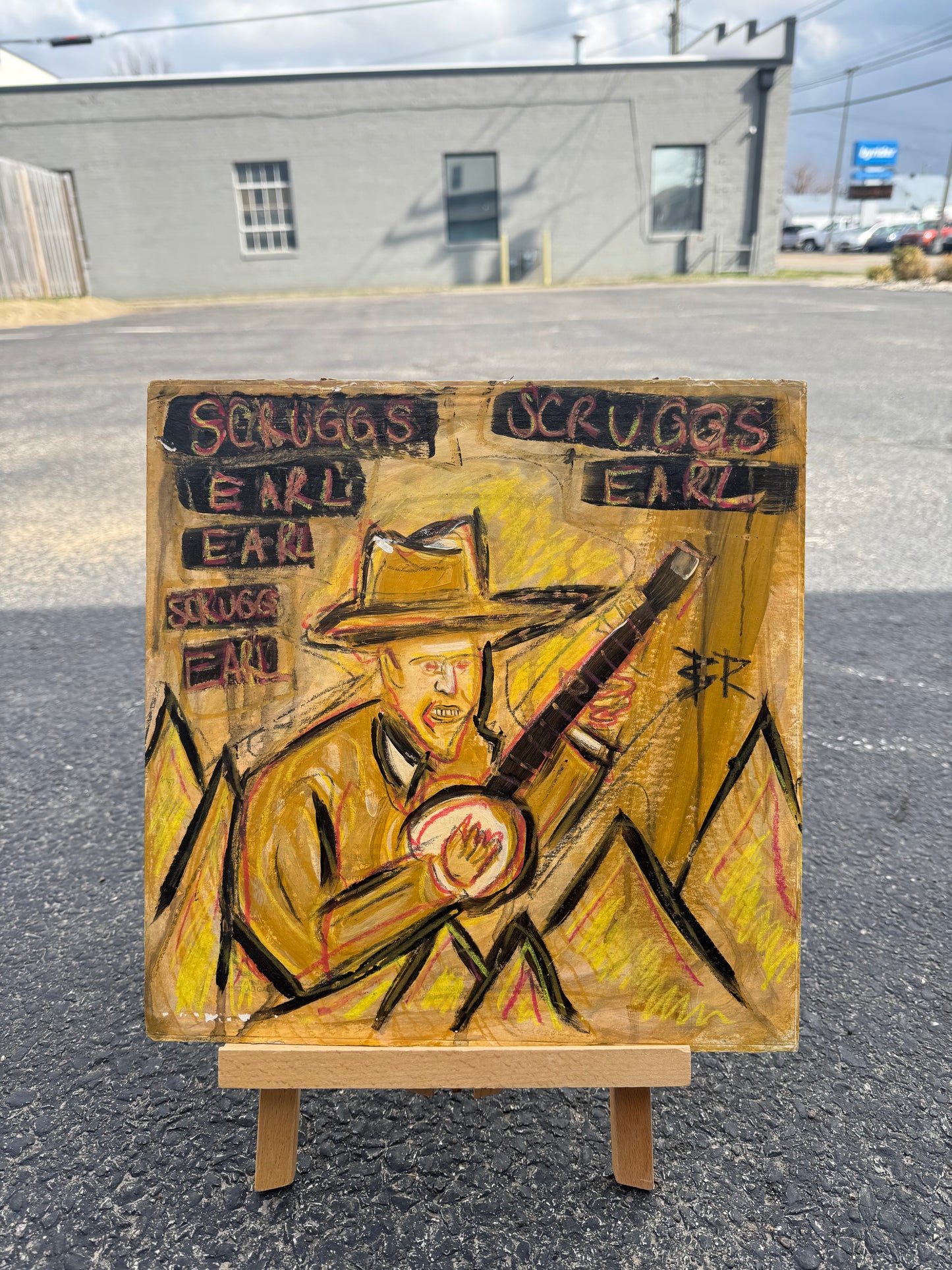 Earl Scruggs Original Painting