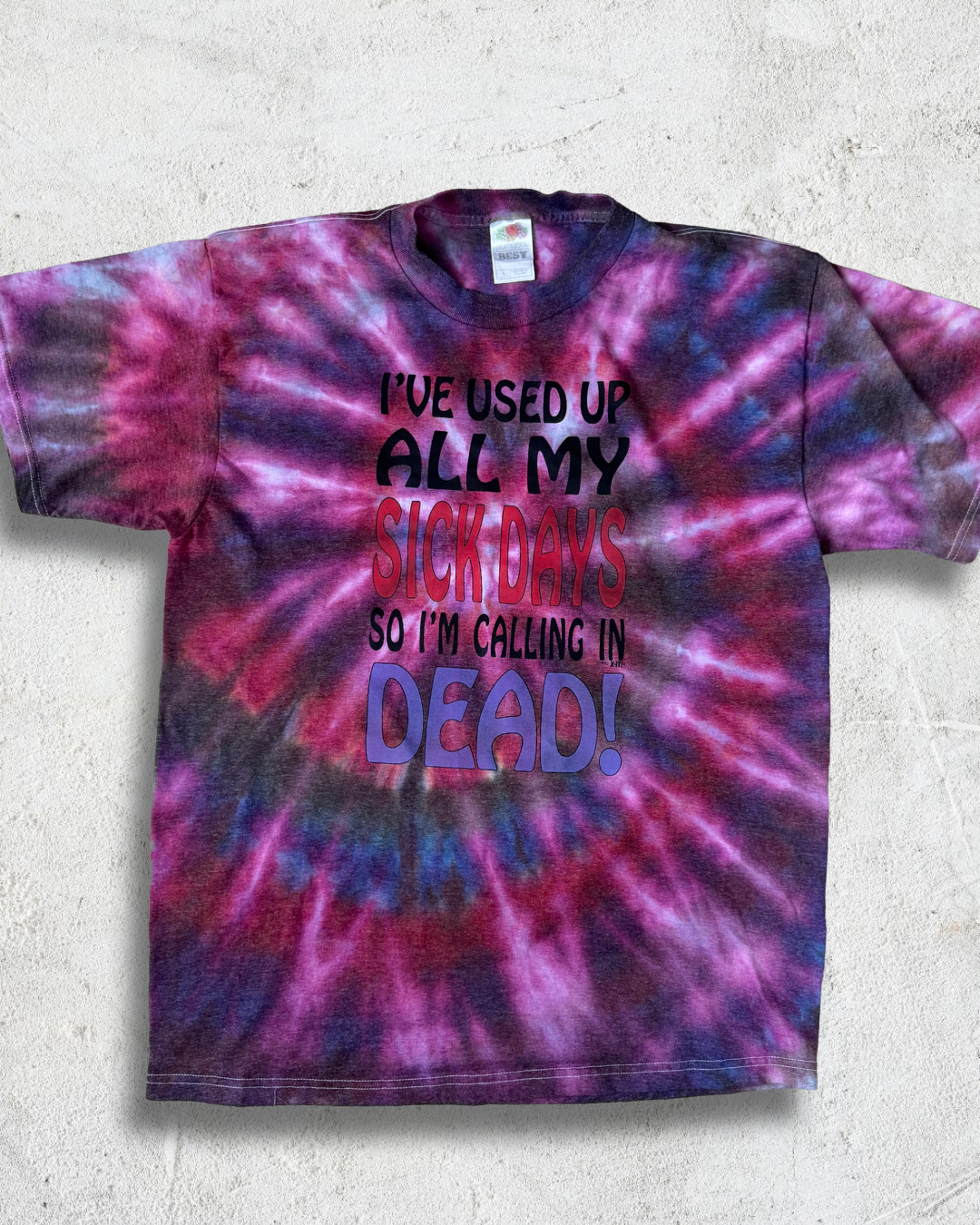 1992 “Call In Dead” tee - Dyed Here