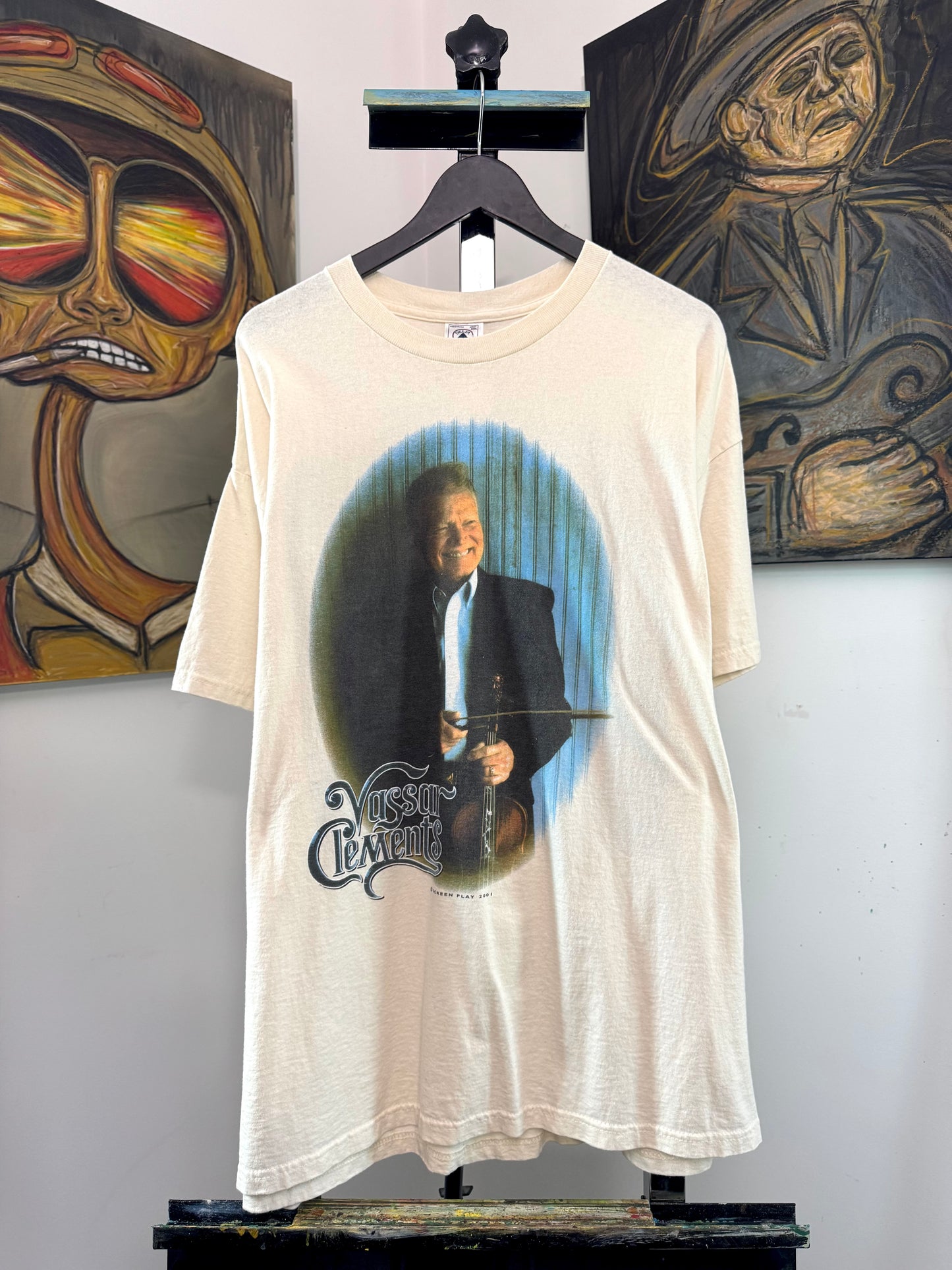 Vassar Clements Full Circle album Promo tee