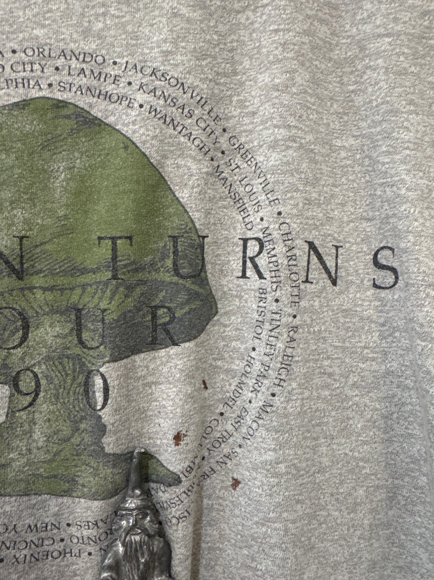 1990 Allman Brothers Tour Tee